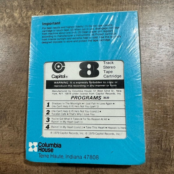 (NEW SEALED) 1979 ANNE MURRAY-NEW KIND OF FEELING. 8 TRACK STEREO TAPE CARTRIDGE - Picture 2 of 3